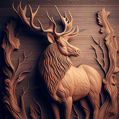 3D model st elk (STL)